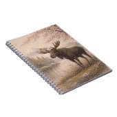 Carnet Moose Japanese Landscape Notebook, Wildlife Fusion (Côté Droit)