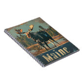 Carnet Moose Maine Vintage (Côté Droit)