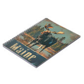 Carnet Moose Maine Vintage (Côté gauche)