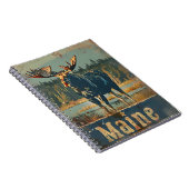 Carnet Moose vintage du Maine (Côté Droit)