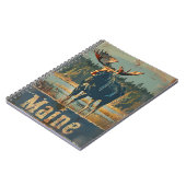 Carnet Moose vintage du Maine (Côté gauche)