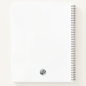 Carnet Mops / Pug Marble Statue Antique Style Notebook (Dos)