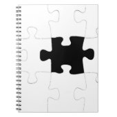 Carnet Morceau absent de puzzle (Devant)