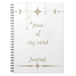 Carnet Morceau de mon esprit