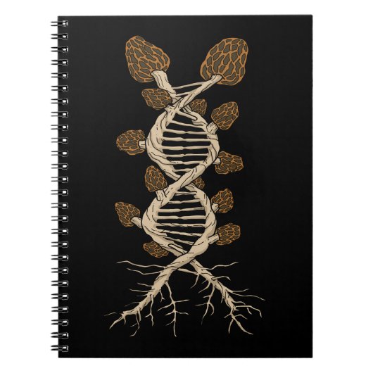 Carnet Morel Chasseur de champignons Cadeaux Champignons  (Devant)