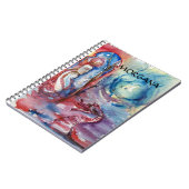 Carnet MORGANA / Magic and Mystery ,Pink Blue Fantasy (Côté gauche)