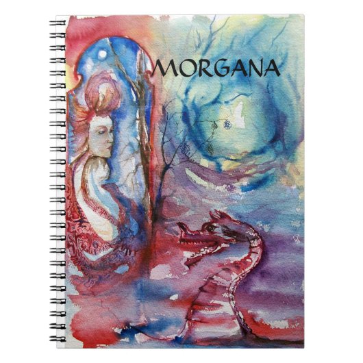 Carnet MORGANA / Magic and Mystery ,Pink Blue Fantasy (Devant)