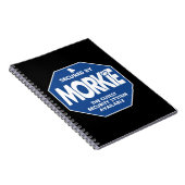 Carnet Morkie-Sécurité-Bleu (Côté Droit)