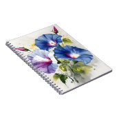 Carnet Morning Glory - Fleurs aquarelles (Côté Droit)