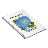 Carnet Morning Glory Vintage Seed Packet (Côté Droit)