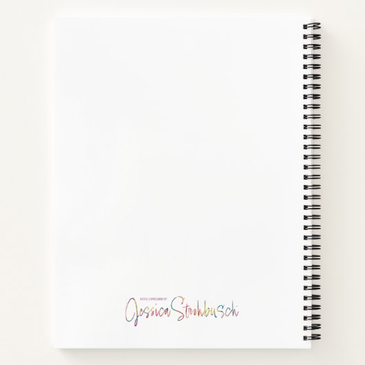 Carnet Morning Mint spiral notebook (Dos)