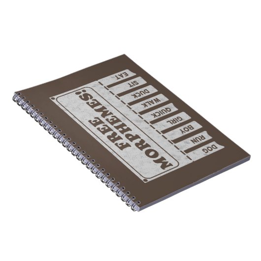 Carnet Morphèmes libres (Côté Droit)