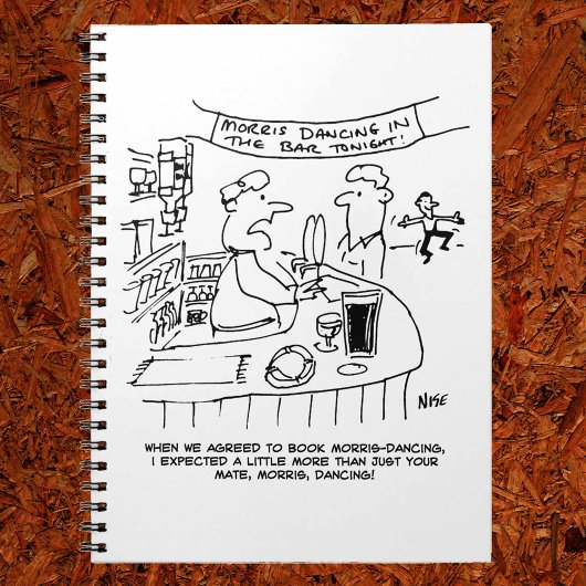 Carnet Morris Dancing in Pub. Danse Morris traditionnelle