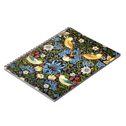 Carnet Morris - Strawberry Thief, (Côté gauche)