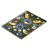 Carnet Morris - Strawberry Thief, célèbre motif, (Côté gauche)