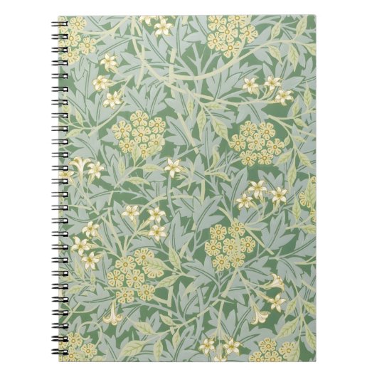 Carnet Morris Vigne & Jasmin Jardin Fleur Classique (Devant)
