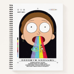 Carnet Morty Goodbye Moonmen Citation Graphique
