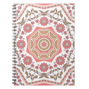 Carnet Mosaic Floral Star : Motif sans couture
