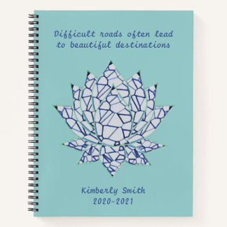Carnet Mosaic Lotus Flower