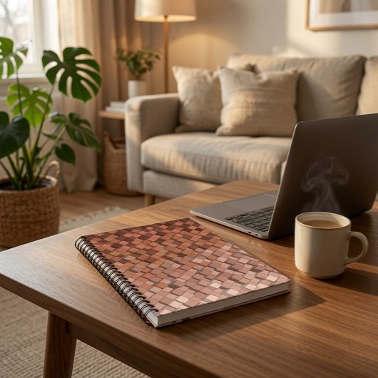 Carnet Mosaic Tons Terreux Modernes