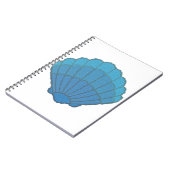 Carnet Mosaïque Blue Seashell (Côté gauche)