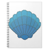 Carnet Mosaïque Blue Seashell (Devant)