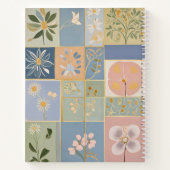 Carnet Mosaïque botanique en fleurs (Dos)