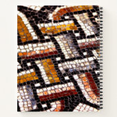 Carnet Mosaïque couleur automne (Dos)