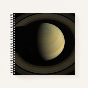 Carnet Mosaïque De La Planète Saturne Et Ses Principaux A