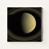 Carnet Mosaïque De La Planète Saturne Et Ses Principaux A (Dos)