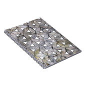 Carnet Mosaïque de pierre grise naturelle, fleur de vie (Côté Droit)