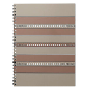 Carnet Mosaïque de rayures du désert