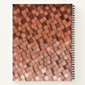 Carnet Mosaïque de tons de terre modernes (Dos)