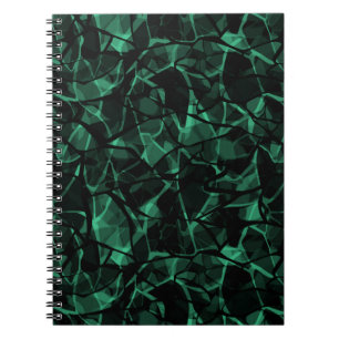Carnet mosaïque de verre moderne Abstrait motif lumineux