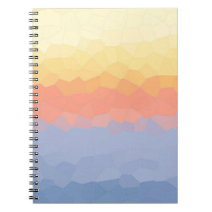 Carnet Mosaïque du coucher du soleil Dégradé Art Abstrait