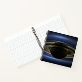 Carnet Mosaïque Du Système Saturne Rétro-Éclairé Par Le S (Intérieur)