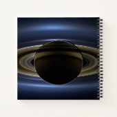 Carnet Mosaïque Du Système Saturne Rétro-Éclairé Par Le S (Dos)