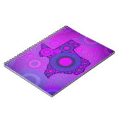 Carnet Mosaïque du Texas bleu rose (Côté gauche)