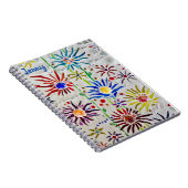 Carnet Mosaïque florale colorée (Côté Droit)