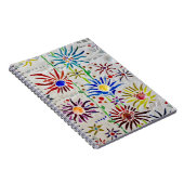 Carnet Mosaïque florale colorée (Côté Droit)