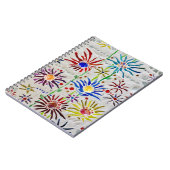Carnet Mosaïque florale colorée (Côté gauche)