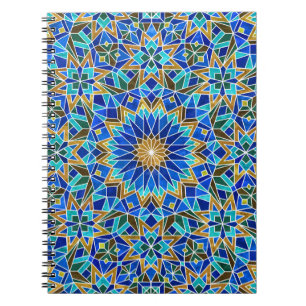Carnet Mosaïque marocaine : Design arabe sans fil