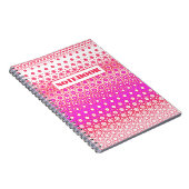 Carnet Mosaïque rose et rouge (Côté Droit)