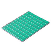 Carnet - Mosaïque Turquoise (Côté gauche)