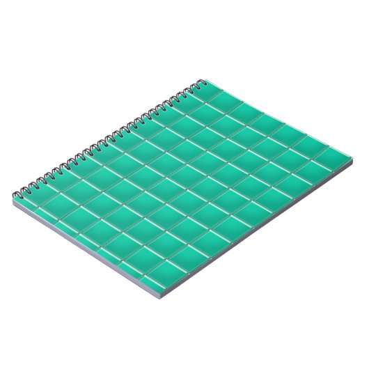 Carnet - Mosaïque Turquoise (Côté gauche)