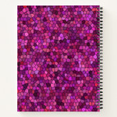 Carnet Mosaïque violet rose (Dos)