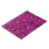 Carnet Mosaïque violet rose (Côté gauche)