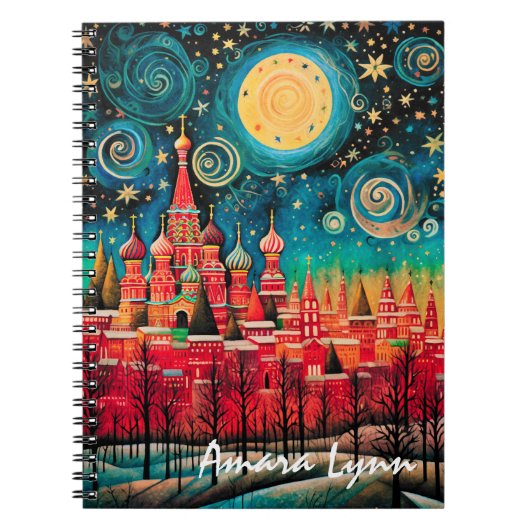 Carnet Moscou Russie (Devant)