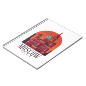 Carnet Moscou Russie Kremlin Skyline (Côté gauche)