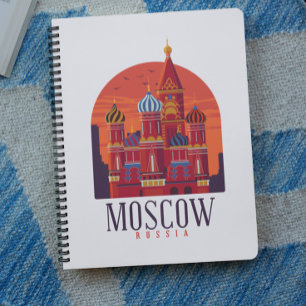 Carnet Moscou Russie Kremlin Skyline